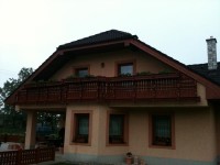 Rodinný Dům Guty u Třince, Balkón TYP WIEN s vlnkou a terasa s plotovkou typ 1