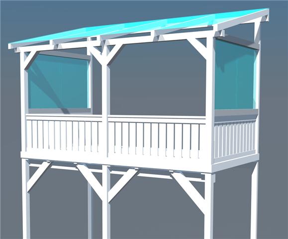 Samonosné dřevěné balkóny | Stylové balkóny